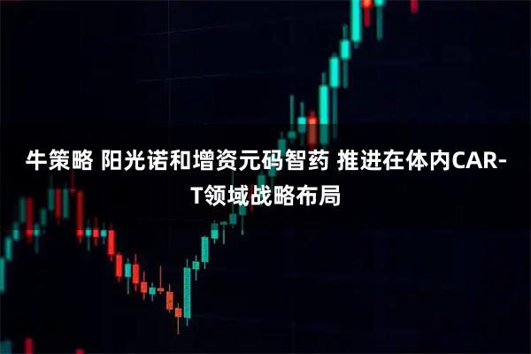 牛策略 阳光诺和增资元码智药 推进在体内CAR-T领域战略布局