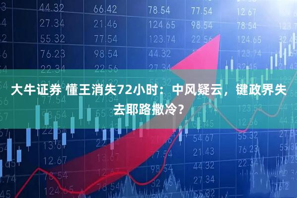 大牛证券 懂王消失72小时：中风疑云，键政界失去耶路撒冷？